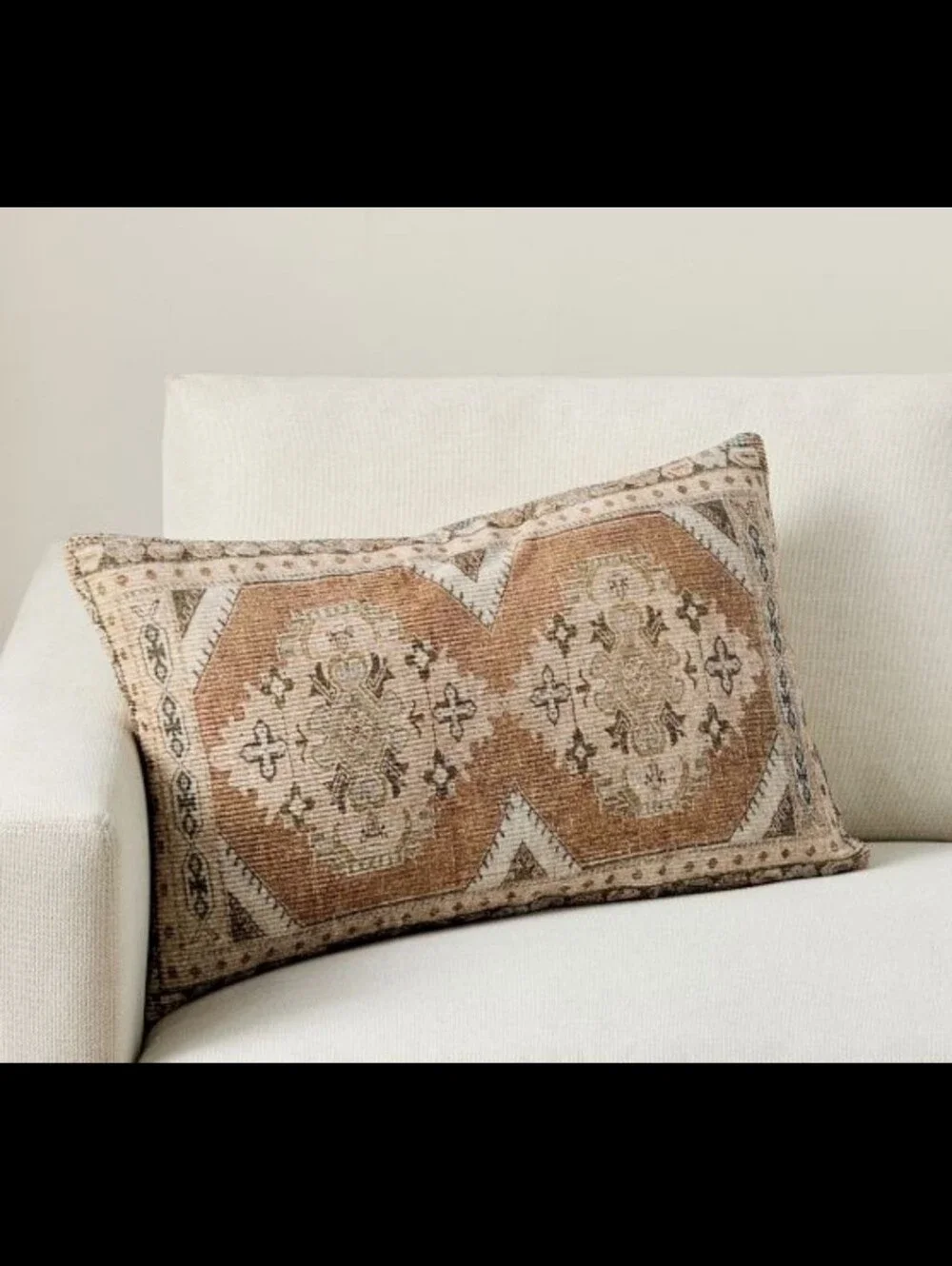 POTTERY BARN Cairns Printed Lumbar Turkish Design